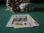 kort och pokermarker