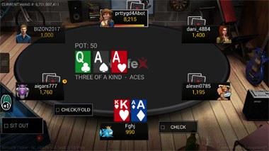 Betsafe Poker app screenshot